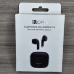 Auriculares Inalámbricos Negro 1hora Aut203