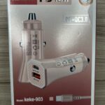 Cargador De Carro Usb - C + Cable Tipo V8