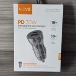 Cargador Para Carro IPhone 18w 30w Vidvie Cc531