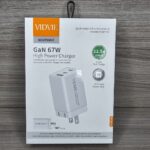 Cargador Cubo 67w Vidvie Plm342 Dual Tipo C 1 Usb